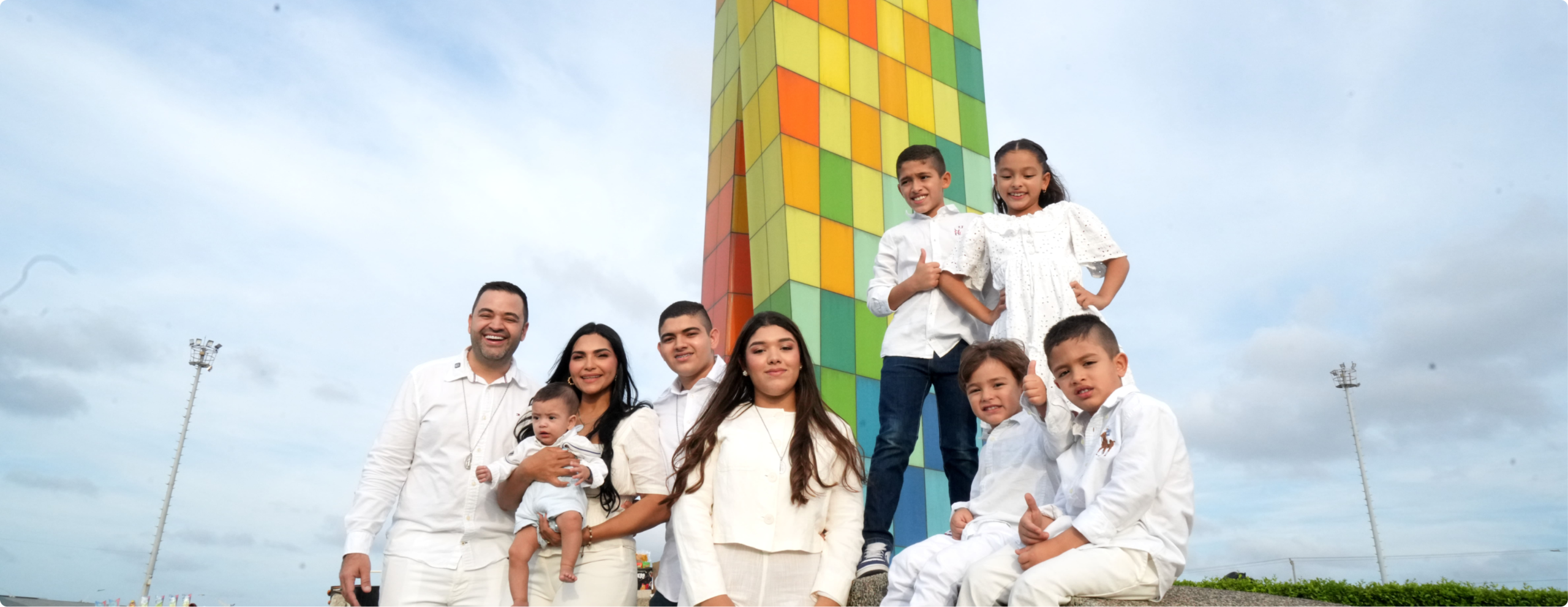 Foto con su familia - sin editar